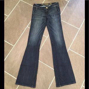NWOT Express Stella Jeans Slim Flare Low Rise Sz 2